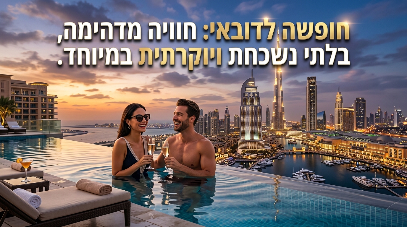 Illustration of חופשה לדובאי: חוויה מדהימה, בלתי נשכחת ויוקרתית במיוחד.